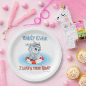 Wat je geit ook drijft papieren bordje (Feest)