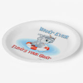 Wat je geit ook drijft papieren bordje (Gekanteld)