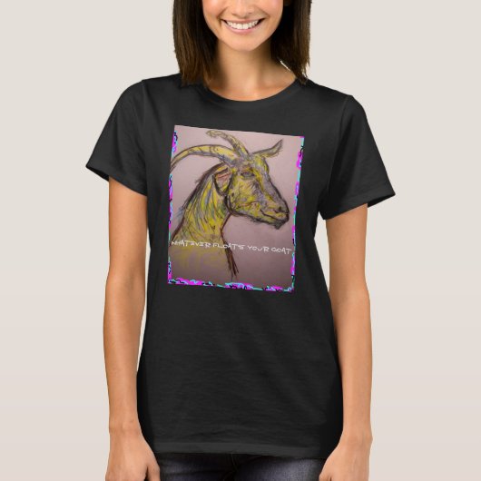 wat je geit ook drijft t-shirt (Voorkant)