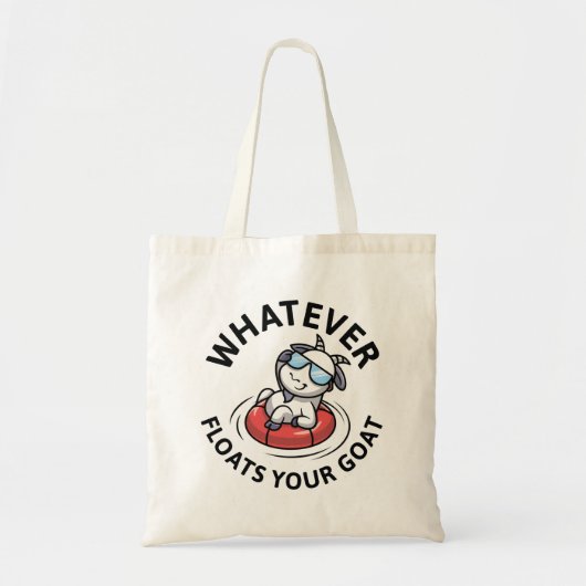 Wat je geit ook drijft tote bag (Voorkant)