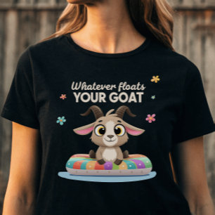 Wat je geitenboerderij-grap ook drijvende houdt Tri-Blend shirt