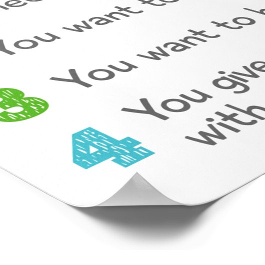 Wat je hier zegt, blijf hier in de schoolraad poster (Hoek)