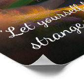 Wat je houdt van Rumi Quote Pastoral Scene Poster (Hoek)