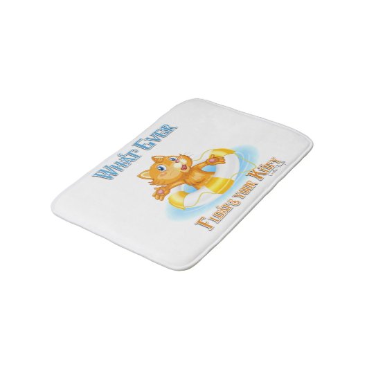 Wat je Kat ook drijft Badmat (Gekanteld)