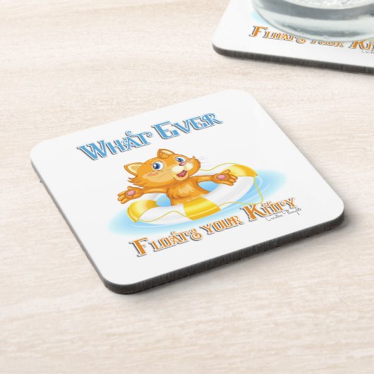 Wat je Kat ook drijft Bier Onderzetter (Linkerzijde)