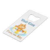 Wat je Kat ook drijft Creditkaart Flessenopener (Achterkant Gekanteld)