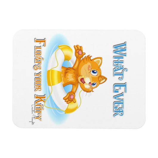 Wat je Kat ook drijft Magneet (Horizontaal)