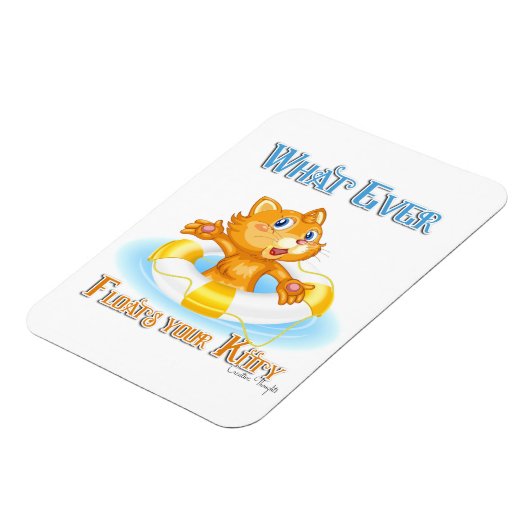 Wat je Kat ook drijft Magneet (Linkerzijde)