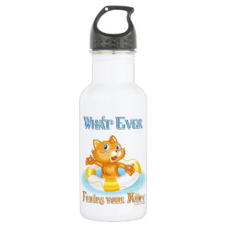 Wat je Kat ook drijft Waterfles