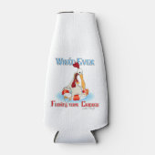 Wat je kip ook drijft flesjeskoeler (Voorkant)