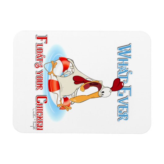 Wat je kip ook drijft magneet (Horizontaal)