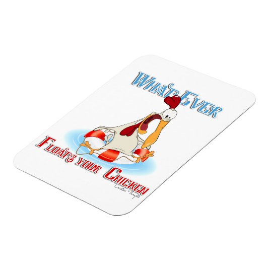 Wat je kip ook drijft magneet (Linkerzijde)