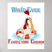 Wat je kip ook drijft poster (Voorkant)