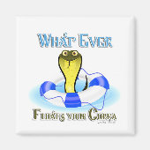 Wat je kobra ook drijft magneet (Voorkant)