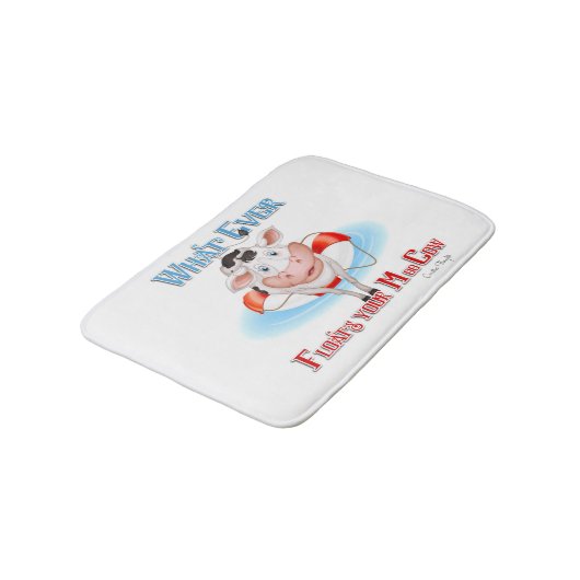 Wat je Koe ook drijft Badmat (Gekanteld)