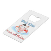 Wat je Koe ook drijft Creditkaart Flessenopener (Achterkant Gekanteld)