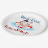 Wat je Koe ook drijft Papieren Bordje (Gekanteld)