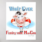 Wat je Koe ook drijft Poster (Voorkant)