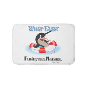 Wat je Narwhal-thema ook drijft Badmat