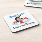 Wat je Narwhal-thema ook drijft Drankjes Onderzetter (Linkerzijde)