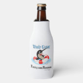 Wat je Narwhal-thema ook drijft Flesjeskoeler (Fles Voorkant)