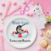 Wat je Narwhal-thema ook drijft Papieren Bordje (Feest)