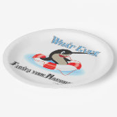 Wat je Narwhal-thema ook drijft Papieren Bordje (Gekanteld)