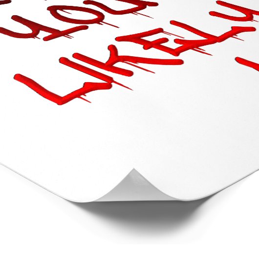 Wat je niet doodt, grappig Poster (Hoek)