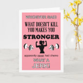 Wat je niet doodt, maakt je sterker aanpassen kaart (Gele Bloem)