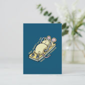 Wat je niet doodt maakt je sterker briefkaart (Staand voorkant)