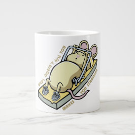 Wat je niet doodt maakt je sterker grote koffiekop