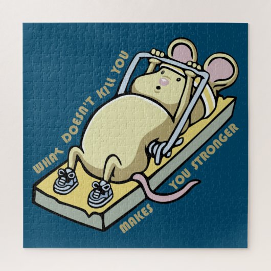 Wat je niet doodt maakt je sterker legpuzzel (Verticaal)