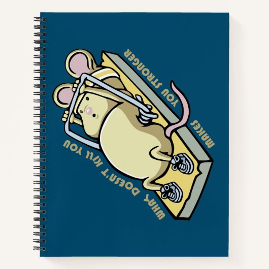 Wat je niet doodt maakt je sterker notitieboek (Voorkant)