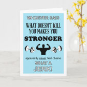 Wat je niet doodt, maakt je sterker om aan te pass kaart (Gele Bloem)