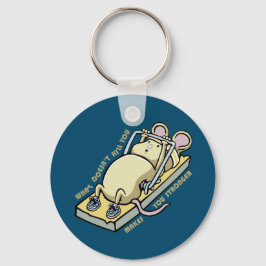 Wat je niet doodt maakt je sterker sleutelhanger