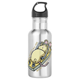 Wat je niet doodt maakt je sterker waterfles 