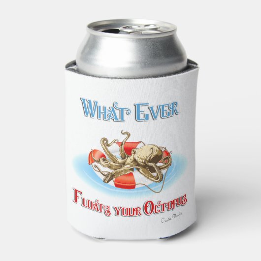 Wat je Octopus ook drijft Blikjeskoeler (Blikje Voorkant)