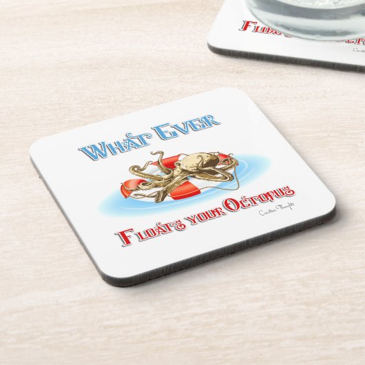 Wat je Octopus ook drijft Drankjes Onderzetter (Linkerzijde)