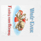 Wat je Octopus ook drijft Fleece Deken (Voorkant (Horizontaal))