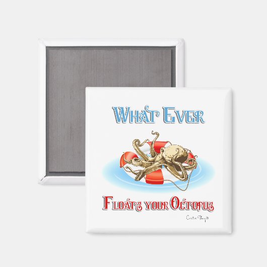 Wat je Octopus ook drijft Magneet (Voorkant / Achterkant)