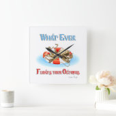 Wat je Octopus ook drijft Vierkante Klok (Huis)