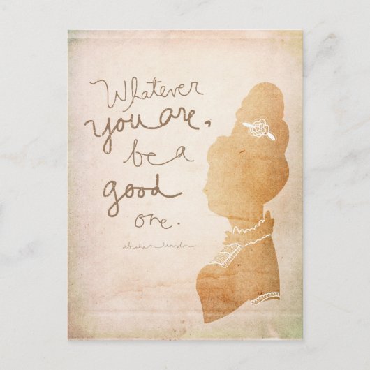 Wat je ook bent briefkaart (Voorkant)