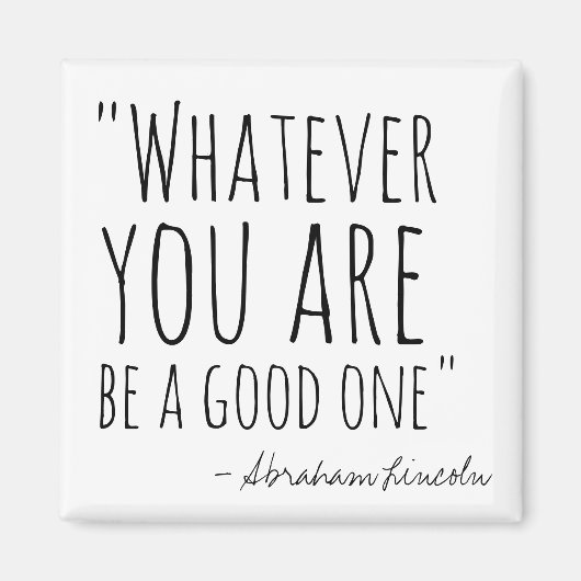 Wat je ook bent, ik Magnet (Voorkant)