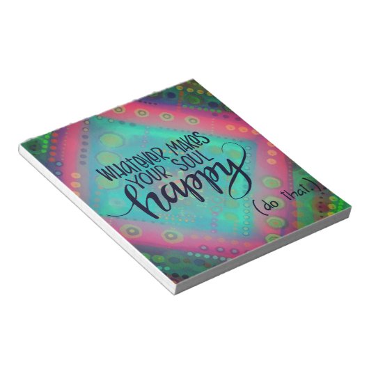 Wat je ook blij maakt,  notitieblok (Schuin)