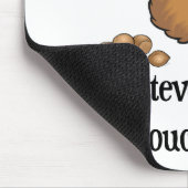 Wat je ook doet, raak de noten niet aan! muismat (Hoek)