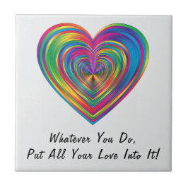 Wat je ook doet tegeltje