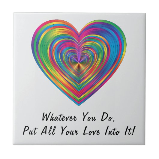 Wat je ook doet tegeltje (Voorkant)