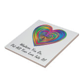 Wat je ook doet tegeltje (Zijkant)