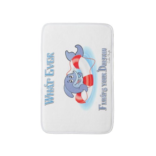 Wat je ook drijft? badmat (Voorkant Verticaal)