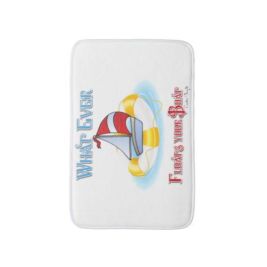 Wat je ook drijft badmat (Voorkant Verticaal)